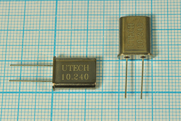 10240 \HC49U\20\\\HC-49U[UTECH]\1Г (UTECH) --- Кварцевые резонаторы (пьезокерамические, диэлектрические, ПАВ (SAW), резонаторы из других пьезоматериалов)