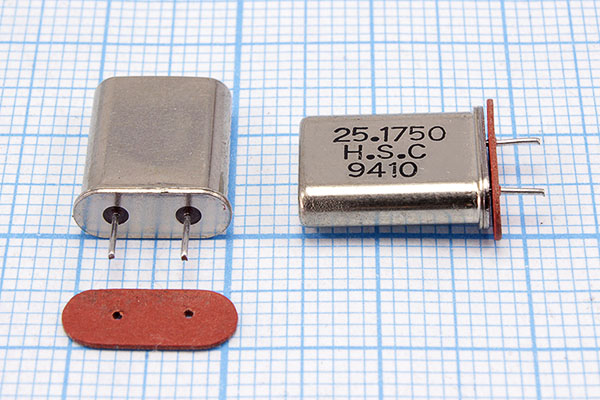 25175 \HC49U\20\\\\1Г +IS 5мм (HSC) --- Кварцевые резонаторы (пьезокерамические, диэлектрические, ПАВ (SAW), резонаторы из других пьезоматериалов)