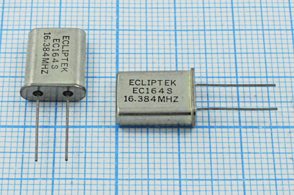 16384 \HC49U\S\\\EU[HC49U]\1Г (ECLIPTEK) --- Кварцевые резонаторы (пьезокерамические, диэлектрические, ПАВ (SAW), резонаторы из других пьезоматериалов)