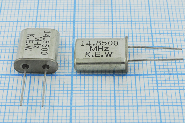14850 \HC49U\20\\\\1Г (KEW) --- Кварцевые резонаторы (пьезокерамические, диэлектрические, ПАВ (SAW), резонаторы из других пьезоматериалов)