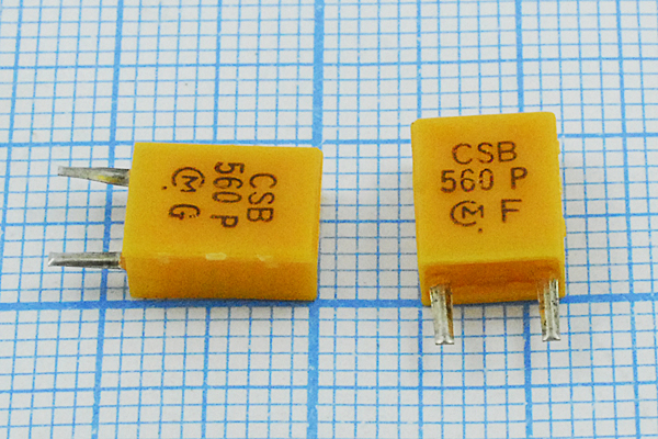 560 \C07x4x09P2\\5000\3000/-20~80C\CSB560P\2P-2 --- Кварцевые резонаторы (пьезокерамические, диэлектрические, ПАВ (SAW), резонаторы из других пьезоматериалов)