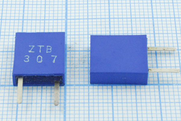 307 \C11x4x13P2\\3000\\ZTB307D\2P (307D) --- Кварцевые резонаторы (пьезокерамические, диэлектрические, ПАВ (SAW), резонаторы из других пьезоматериалов)