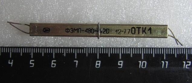 ф 480 \пол\  4,2/ \\\ФЭМП-480-4,2С\\ --- Кварцевые фильтры (диэлектрические, пьезокерамические, ПАВ (SAW), ФЭМ, фильтры из других пьезоматериалов)