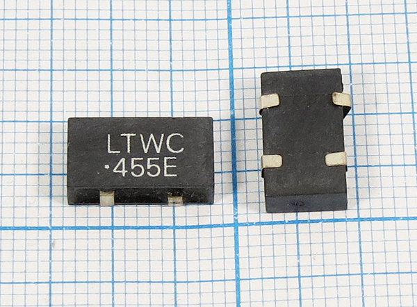 ф 455 \пол\ 15/6\LTWC\4C(2C+2C)\LTWC455E\\SDE --- Кварцевые фильтры (диэлектрические, пьезокерамические, ПАВ (SAW), ФЭМ, фильтры из других пьезоматериалов)