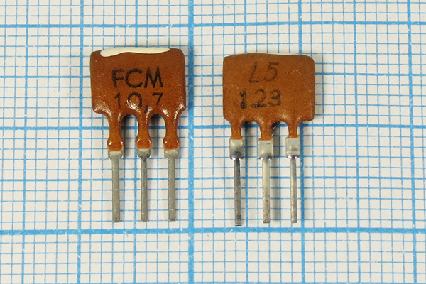 ф 10760 \пол\\SFEL\3P\FCM10,7\\(L-5 123) --- Кварцевые фильтры (диэлектрические, пьезокерамические, ПАВ (SAW), ФЭМ, фильтры из других пьезоматериалов)