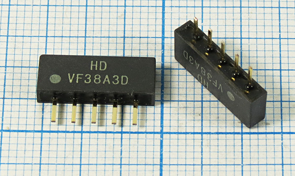 ф 38000 \пол\\SIP5D\5P\HDVF38A3D\\SDE --- Кварцевые фильтры (диэлектрические, пьезокерамические, ПАВ (SAW), ФЭМ, фильтры из других пьезоматериалов)