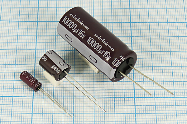 кэ  1000\ 16\10x20\20\+105C\Al\2L\UPW\NICHICON --- Конденсаторы электролитические