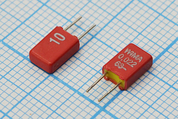 к    0,022 мкФ\   63\ 5x 3x 7\\\PET\2P2,5\MKS02\WI --- Конденсаторы пленочные
