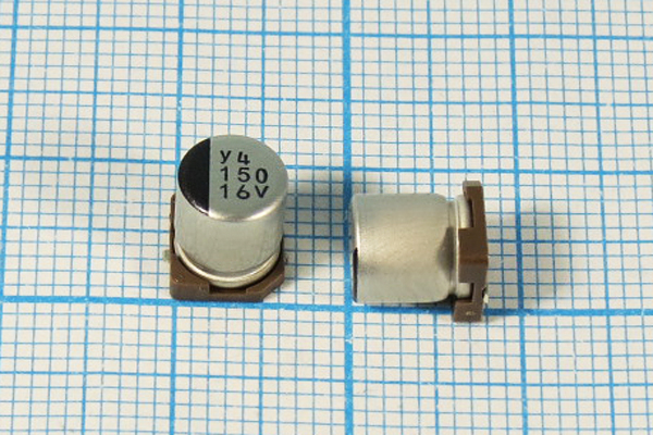 кэ   150\ 16\SMD07x07x08C2\20\+85C\Al\2L\UUR\NICHI --- Конденсаторы электролитические