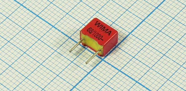 к   68 пФ\ 1000\ 8x 5x 6\\\PP\2P5\FKP2\WIMA --- Конденсаторы пленочные