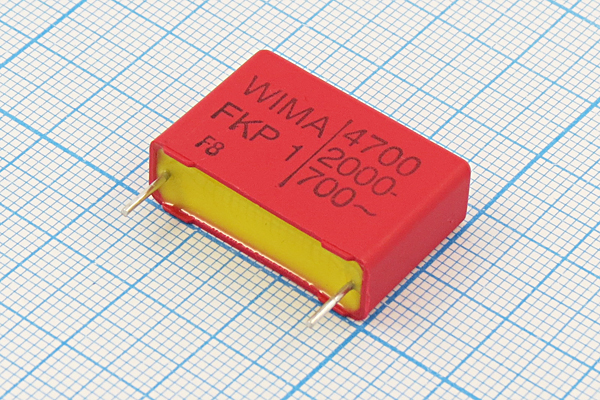 к 4700 пФ\ 2000\27x 9x19\\\\2P\FKP1\WIMA --- Конденсаторы пленочные