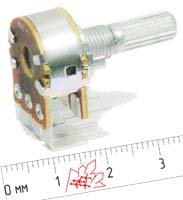 РПвр 100кx2\0,125\17x9\KC\d6x20\B\ 1\YRV-16T3.B20K --- Поворотные резисторы