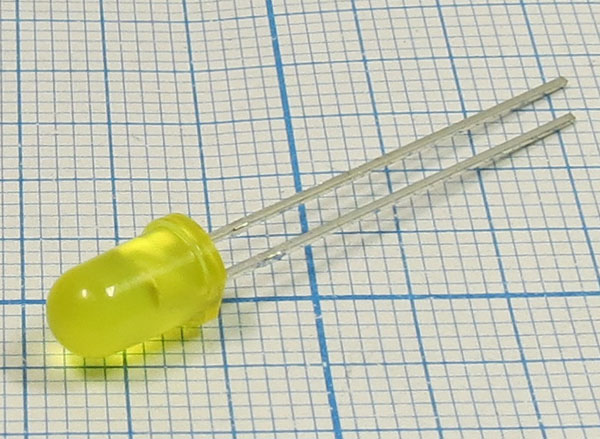 СД  5 x 9 \жел\   40\ 30\жел мат\SL-522YDAF\ --- Светодиоды постоянного свечения