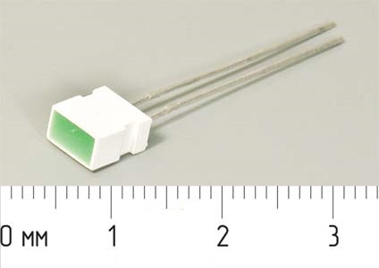 СД  6 x 3,7x 7 \зел\    5\100\зел мат\L-1043GD\ --- Светодиоды постоянного свечения