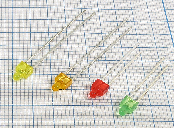 СД  2 x 3m 5 \кр\   8\100\кр мат\BL-S4549\ --- Светодиоды постоянного свечения
