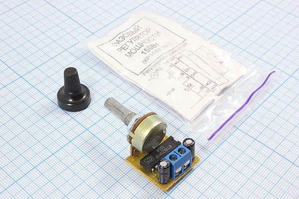 конст ИП\Фазовый регулятор мощности 150Вт, КР1182П --- Конструкторы - Источники питания