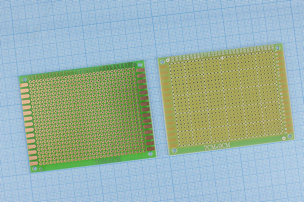 плата монтаж\ 90x70\2,54\одностор\4отв\\ --- Платы монтажные