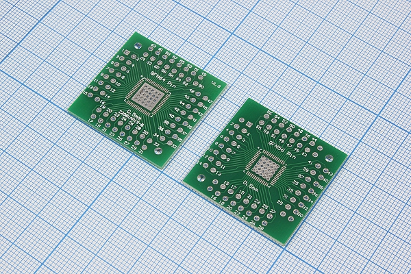плата монтаж\ 33x33\\\\QFN64/QFN56-DIP\ --- Платы монтажные