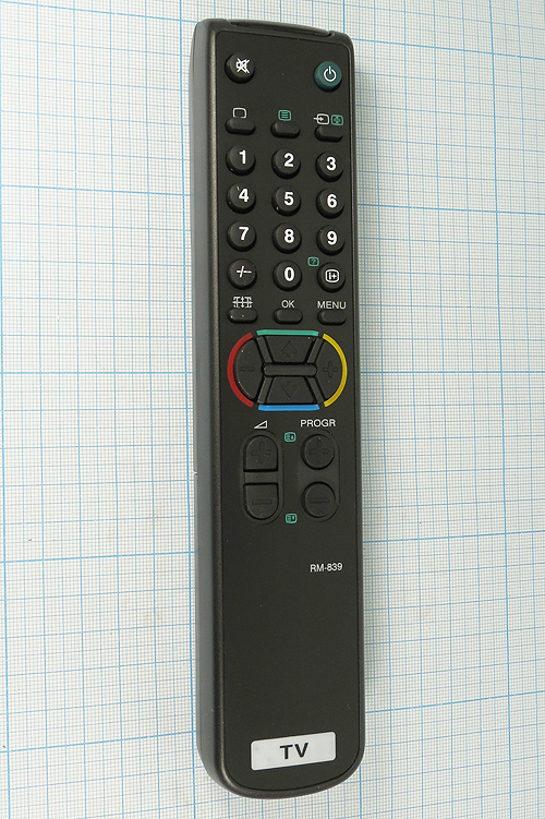ДУ пульт SONY \RM-839\\[RM-883] --- Пульты и клавиатуры дистанционного управления