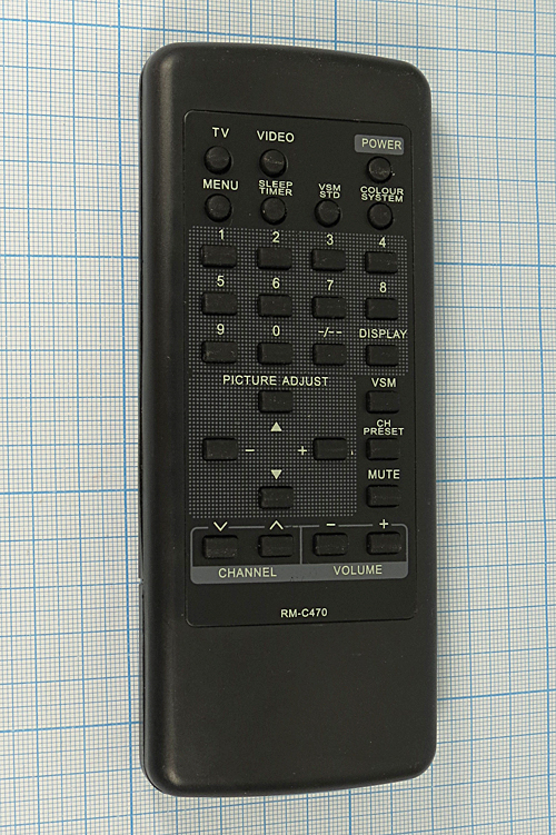 ДУ пульт JVC \RM-C470\\ --- Пульты и клавиатуры дистанционного управления