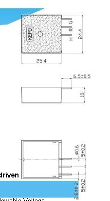 зп 24x10x25\3~30\\ 3,2\3P5\KPT3-2520\KEPO --- Звонки (зуммеры) пьезоэлектрические без генератора